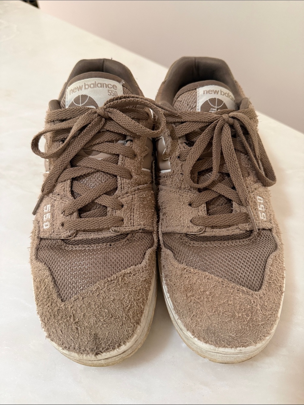 New Balance 550 Mushroom Size 9 Men 10.5 Women